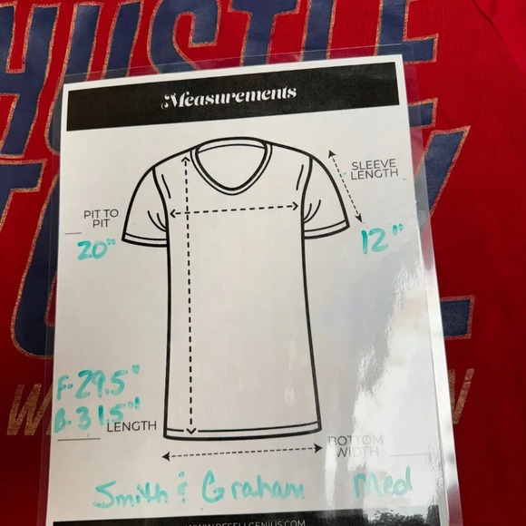 Men's Smith & Graham Hustle Today Live Wealthy Tomorrow T-shirt. Size Medium - Picture 5 of 5